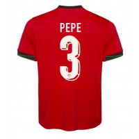 Camiseta Portugal Pepe #3 Primera Equipación Replica Eurocopa 2024 mangas cortas
